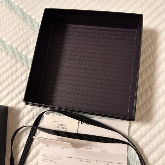 Prada Mini Tessuto Mini Chain Crossbody Bag - Picture 5 of 8